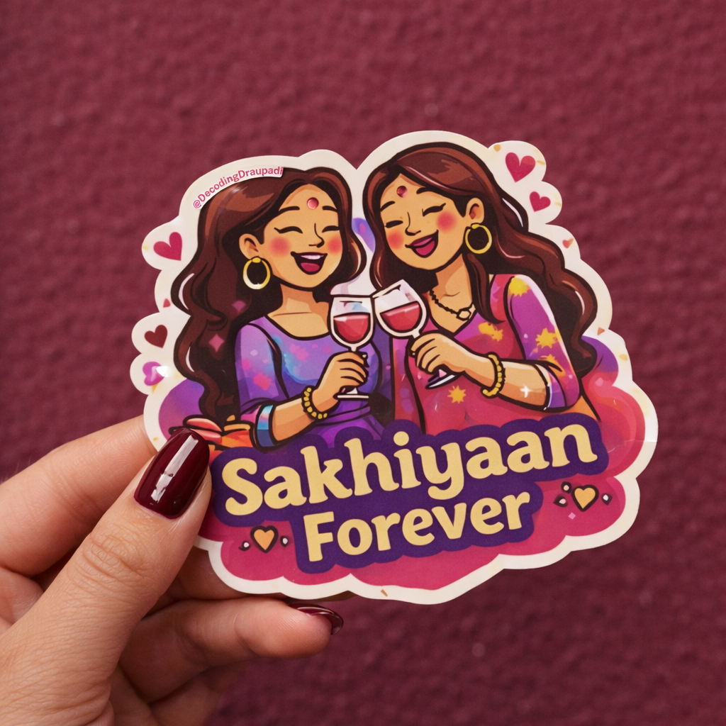 Sakhhiyaan Forever I Decoding Draupadi Sticker