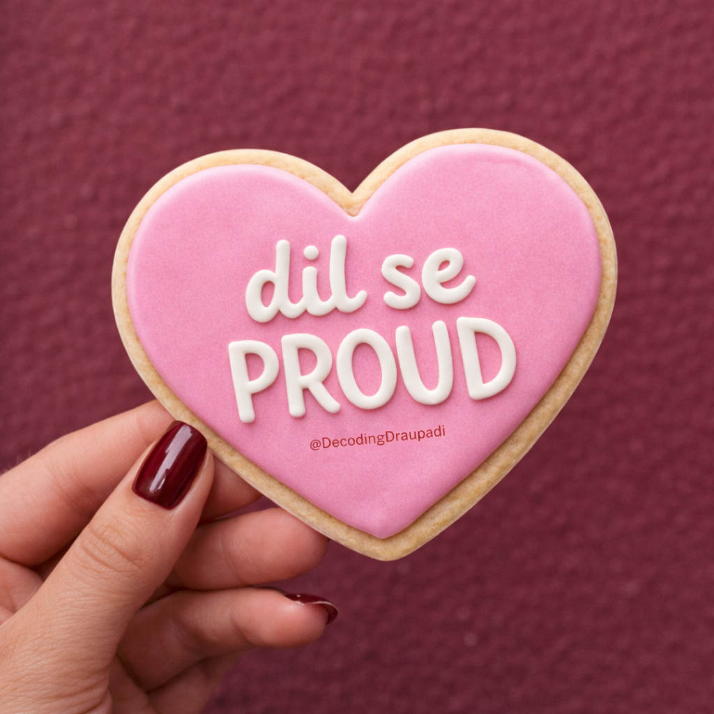 dil se PROUD I Decoding Draupadi Sticker